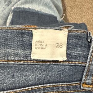 Hudson Jeans Ankle Krista Super Skinny - Denim Blue